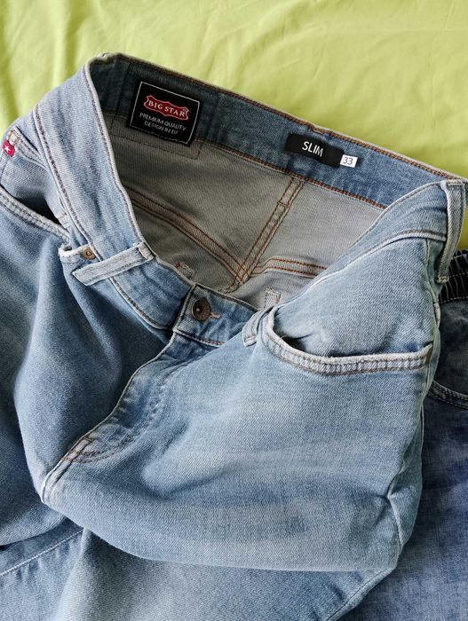 BIG STAR spodnie + krótkie spodenki JEANS