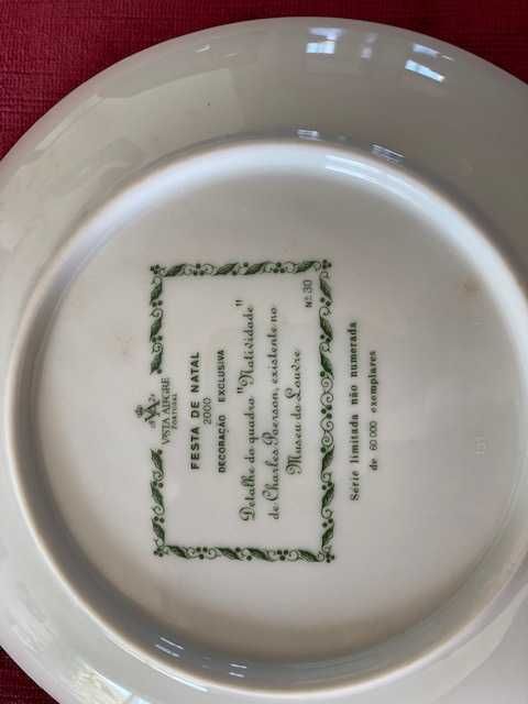 Prato Natal Vista Alegre nº 30 de 2000