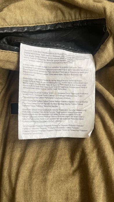 Куртка брендова авіатор вінтаж зимова,все натуральне.