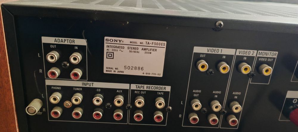 Amplificador Sony TA F500es
