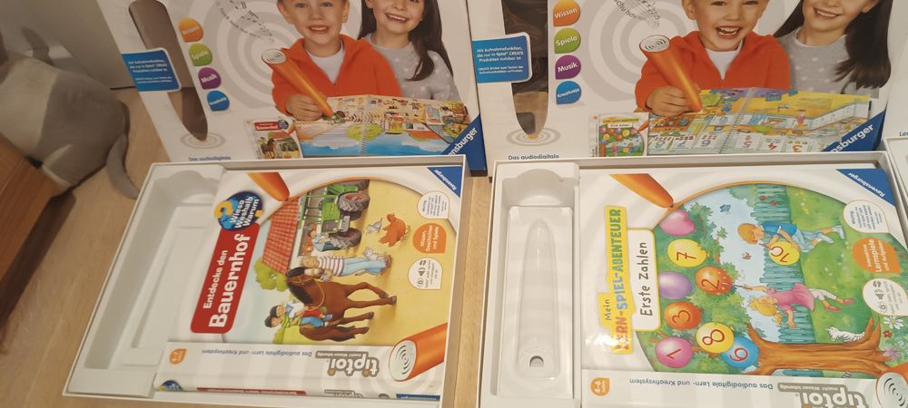 Tiptoi ravensburger 3 pisaki i książki niemiecki