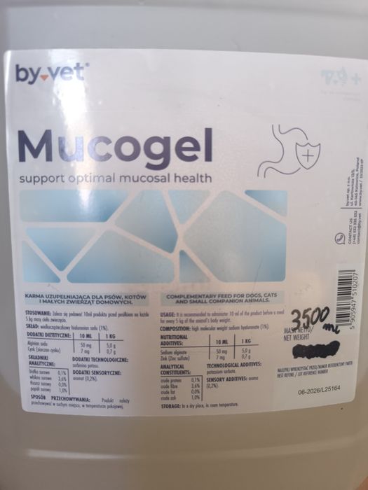 Mucogel kanister