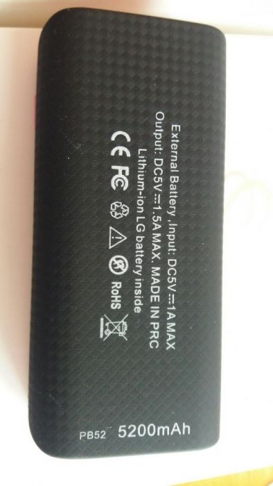 Powerbank LG DC 5V 1.5A 5200mAh