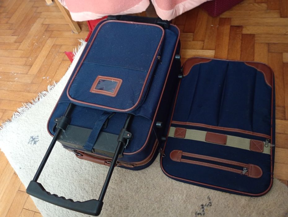 Walizka z materiału