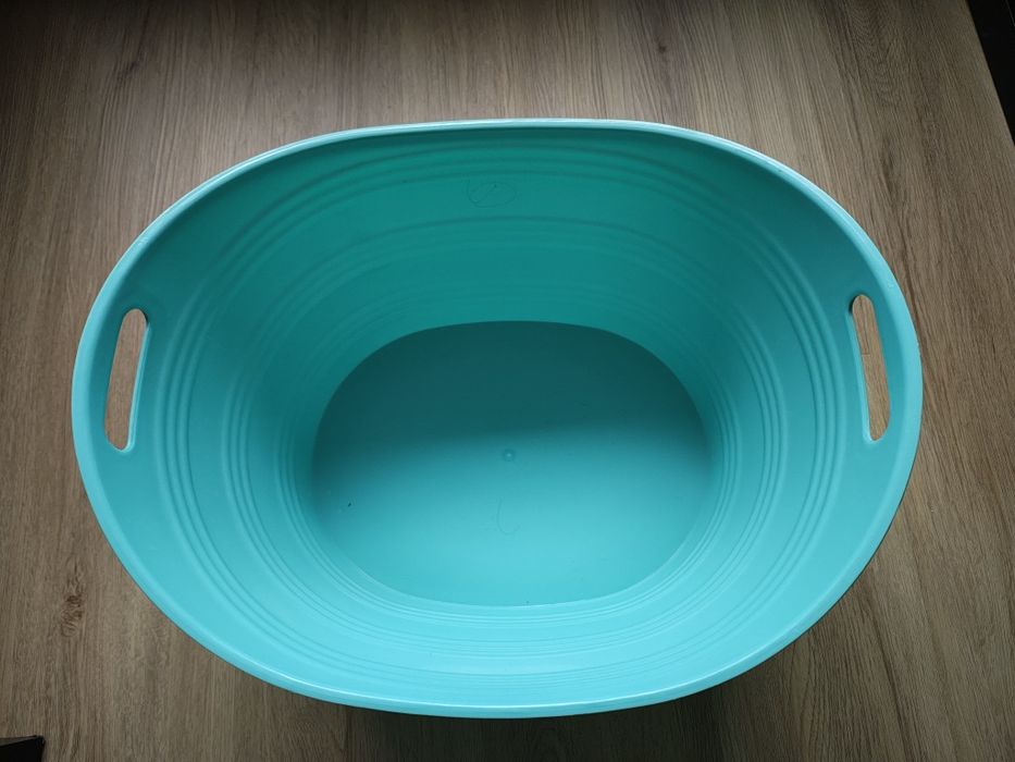 Miska turkusowa plastikowa