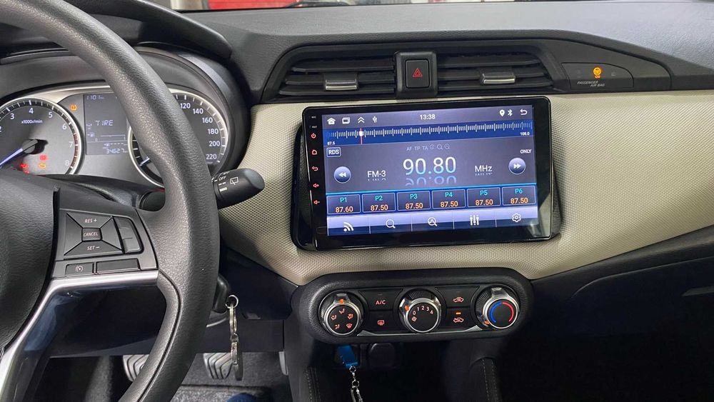 (NOVO) Rádio 2DIN 9"• Nissan MICRA K14 • Android [4+32GB]