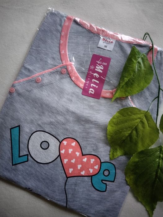 Koszula ciążowa M poporodowa do szpitala porodu karmienia odpinana roz