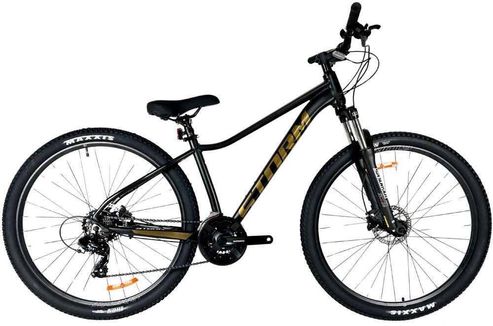 ROWER GÓRSKI MTB STORM SHARK LADY 2.0, 18"(czarno-złoty)