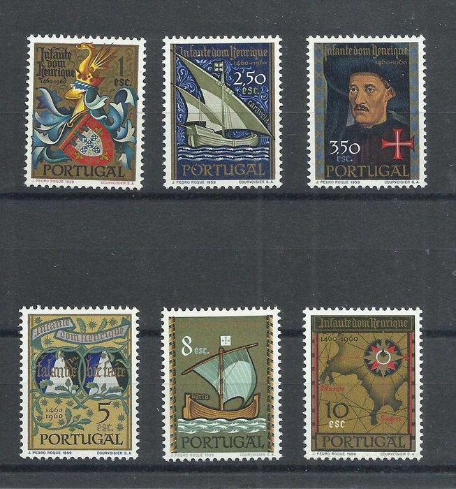 Selos portugueses – Ano completo de 1960, 25 selos como novos