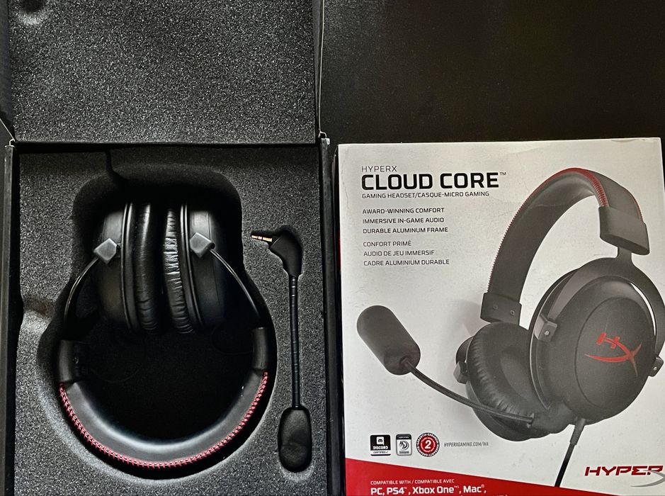 Навушники HyperX Cloud Core (б/у, хоошее состояние)