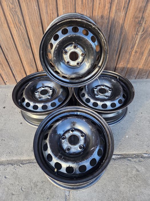 Оригінальні стальні диски r15, 5×112, Volkswagen, Skoda, Audi.