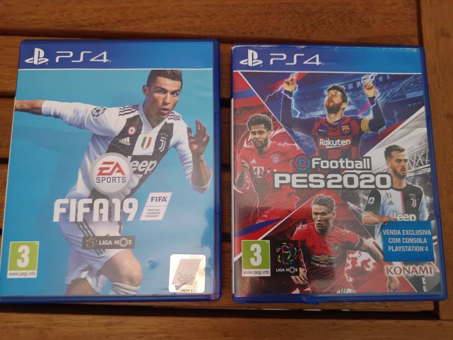 PS4 Fifa19 e PES2020