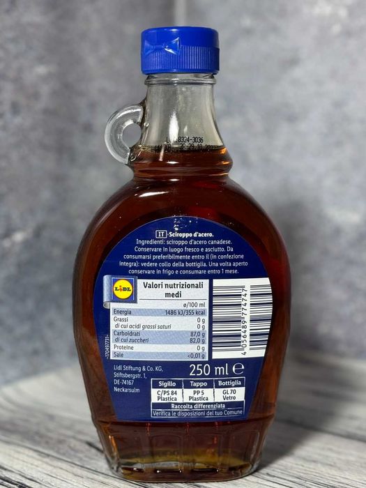 Кленовий сироп Mcennedy 
Вага 250 мл