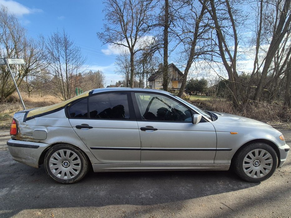 BMW E46 Polift 318i Sedan, katalizator, opłaty, elektryka, po stłuczce