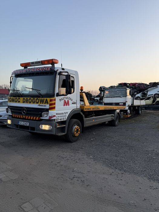 Pomoc drogowa holowanie tir laweta transport maszyn