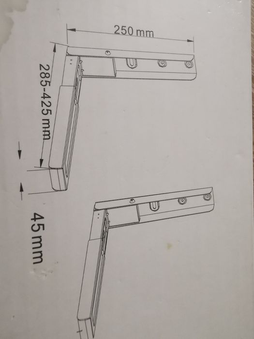 Uchwyt ścienny do kuchenki mikrofalowej Cabletech