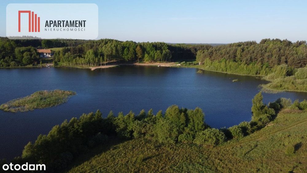 Działki wśród natury las jezioro plaża staw Miastk
