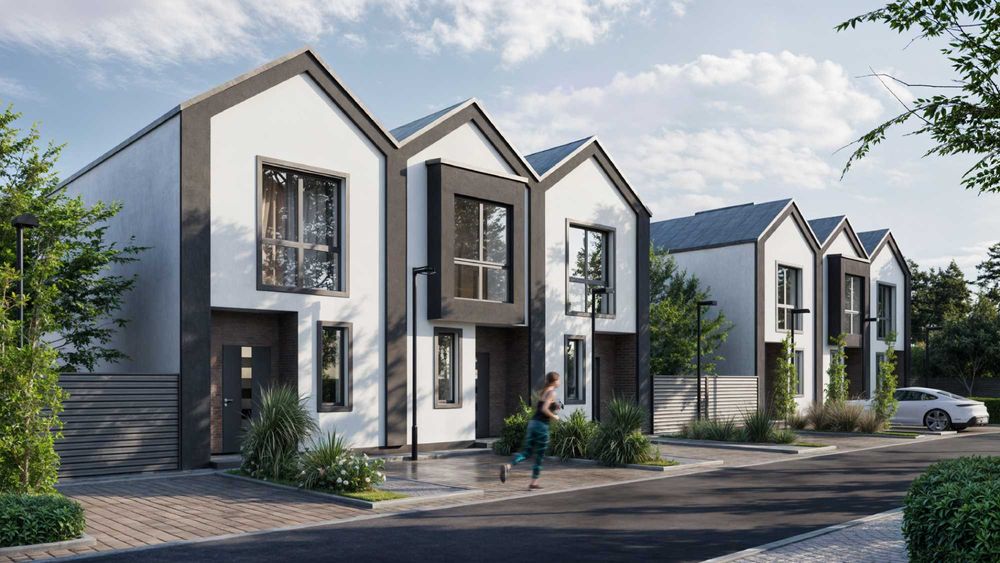 ГАЗИФІКОВАНИЙ таунхаус у с.Святопетрівське від ЗАБУДОВНИКА