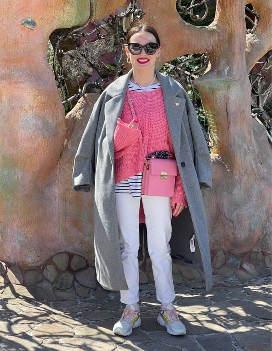 Сіре пальто Zara