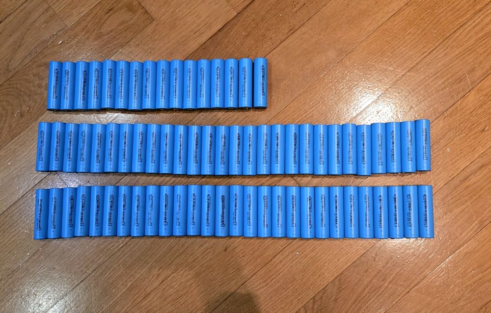 Літій-іонний акумулятори 2550mAh, 3.6V, 18650 EVE