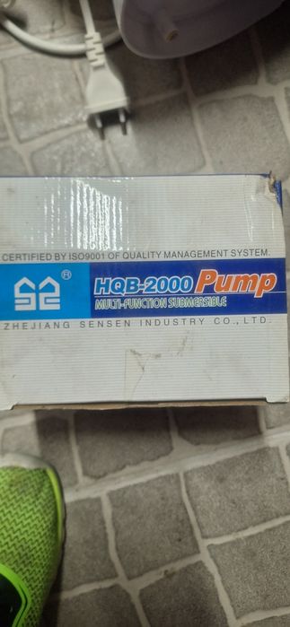 Bomba de aquário Submersível Sensen HQB-2000 + Pulverizador de Jardim