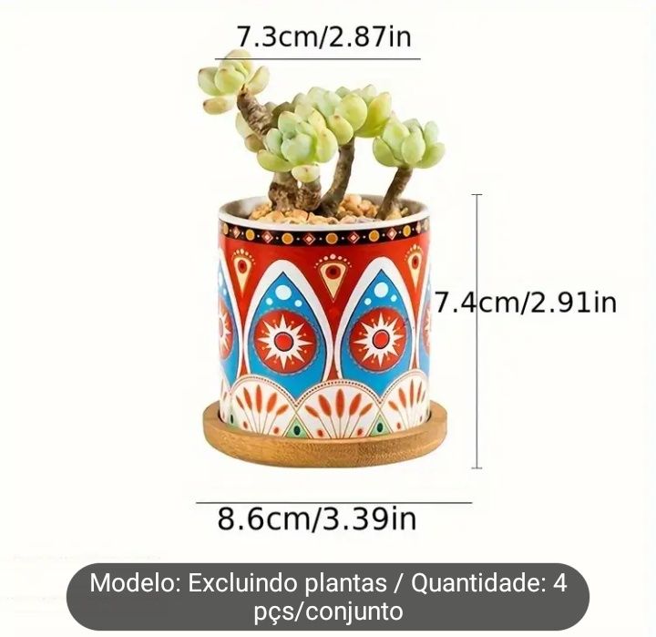 Vasinhos para suculentas