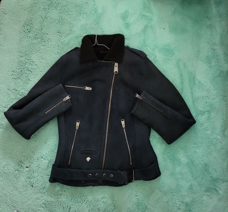 Naturalny kożuch damski ochnik S