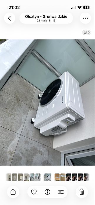 Klimatyzator 2,5 kw + montaz