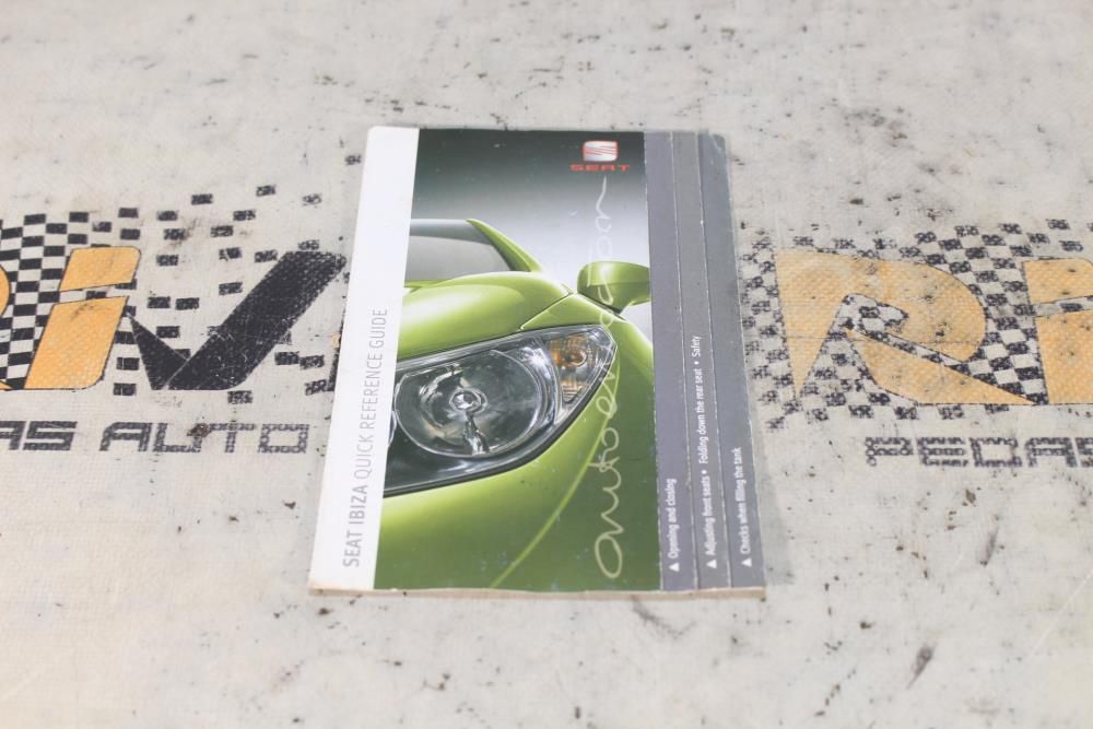 Manual do veículo SEAT Ibiza IV (6J5, 6P1)