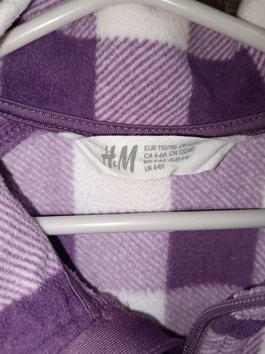 Флісова H&M кофта для дівчинки