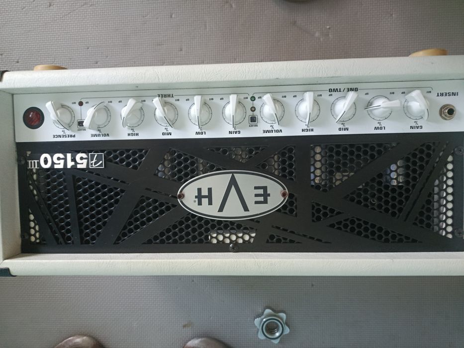 EVH 5150 III 50w MK1 footswitch, pokrowiec, blue master mod
