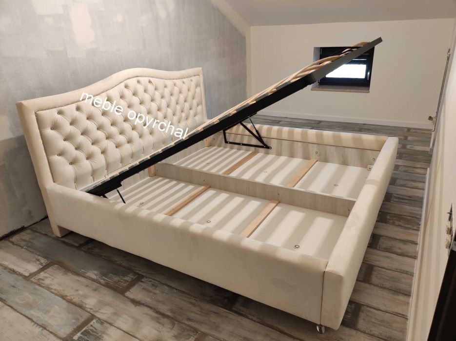 PRODUCENT lóżko tapicerowane glamour pojemninki na wymiar NR. 11