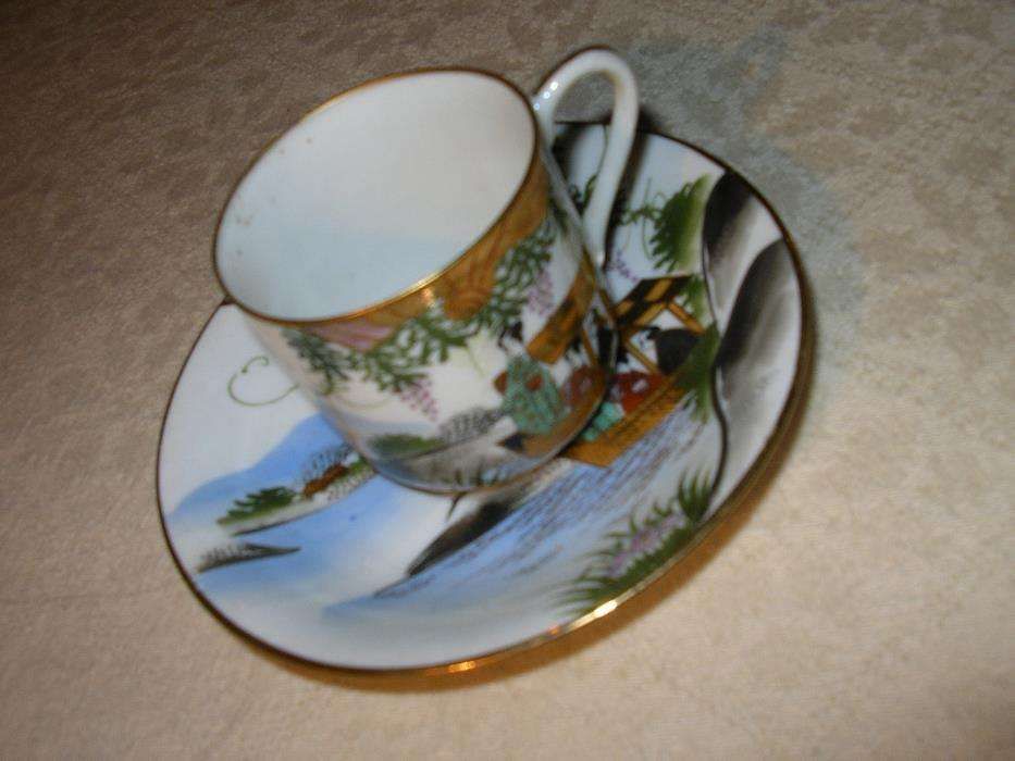 Chávenas de Café em Porcelana Chinesa - Antigas