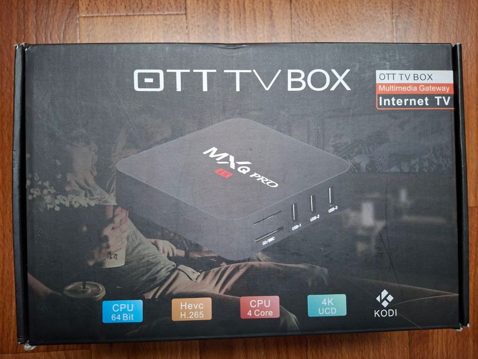 Смарт ТВ приставка MXQ+ 4k Pro/ Android ТВ приставка для телевізора