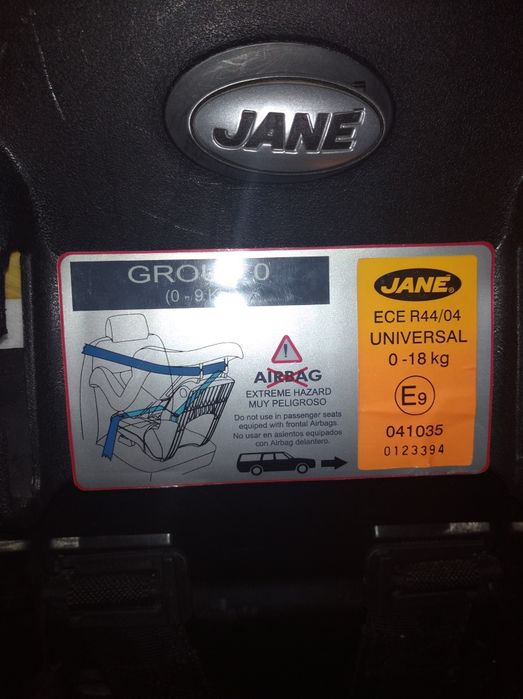 Cadeira Auto Jane Racing group 0+1