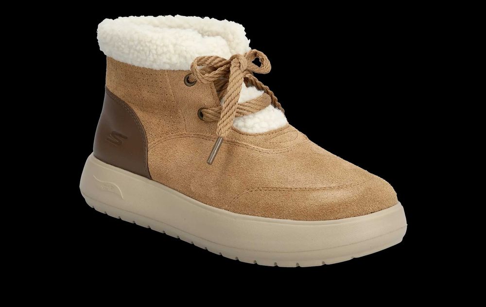Nowe oryginalne zamszowe damskie buty Skechers rozmiar 38