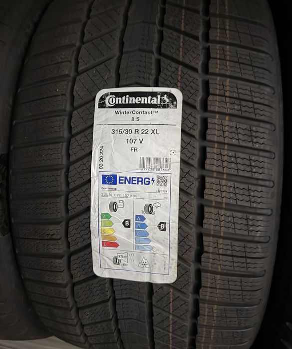 Зимові шини 4шт 295/35R21+ 315/30R22 Continental WinterContact TS 8 S
