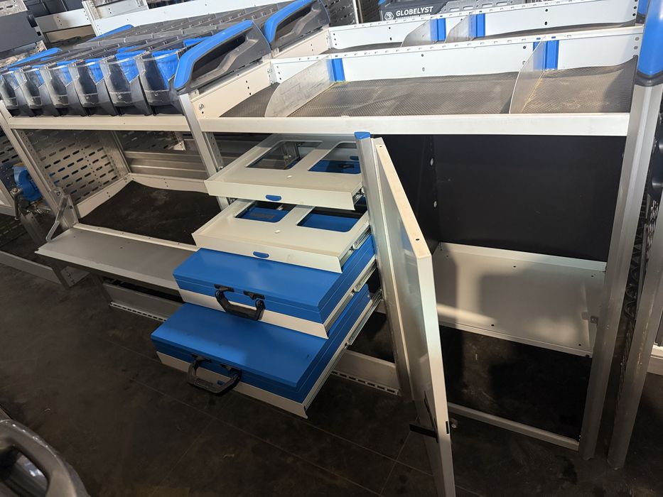 Regał samochodowy, zabudowa serwisowa sortimo