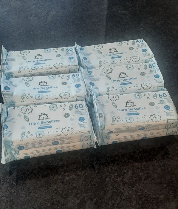 Mama Bear chusteczki nawilżane dla dzieci 12x60sztuk