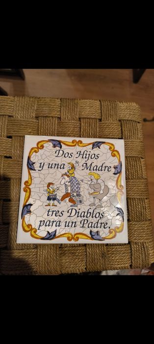 Conjunto Azulejo falante espanhol