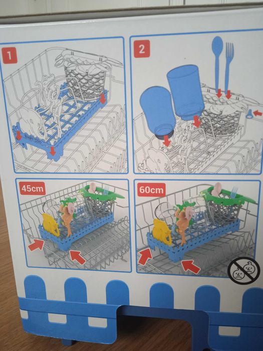 Acessório para máquina de lavar loiça para bebés Indesit