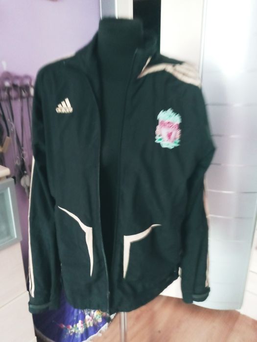 Kurtka czarna meska wiatrowka M Adidas Liiverpool