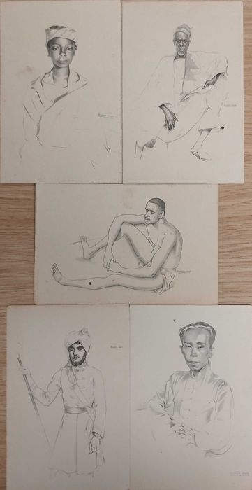 Postais Exposição Paris 1937- Eduardo Malta