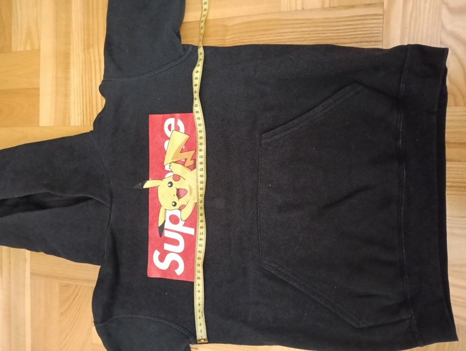 Bluza czarna kangurek pokemon Pikachu 140 cm