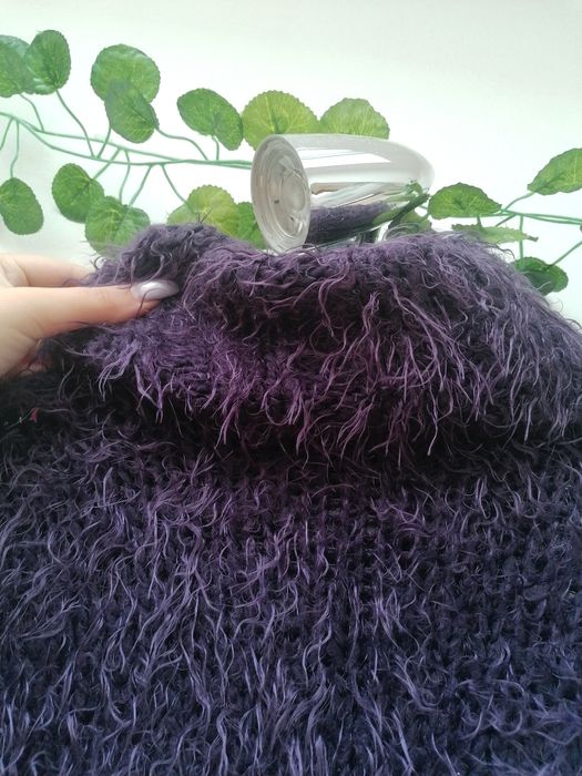 Camisolão Roxo Peludo