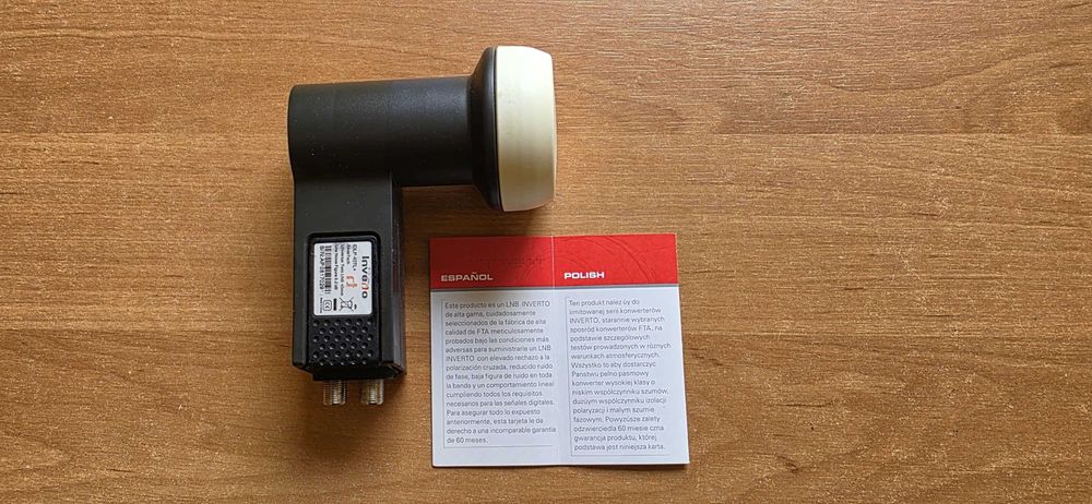 Konwerter Inverto Silver Tech TWIN 0.2 dB HDTV 4K CERTYFIKAT nowy