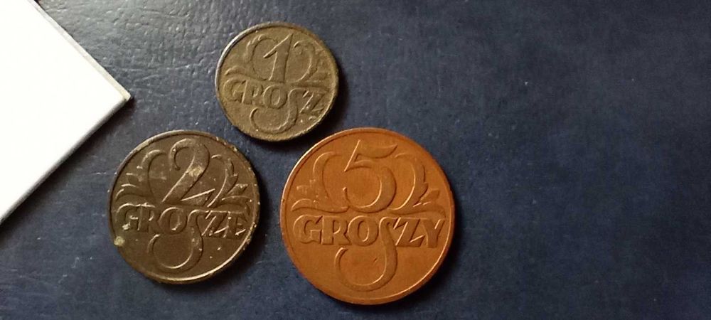 Stare monety Medal 1931 Zestaw 3 sztuk 2RP