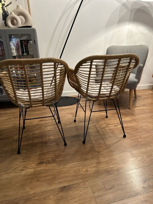 Krzesło ogrodowe technorattanowe (2szt)