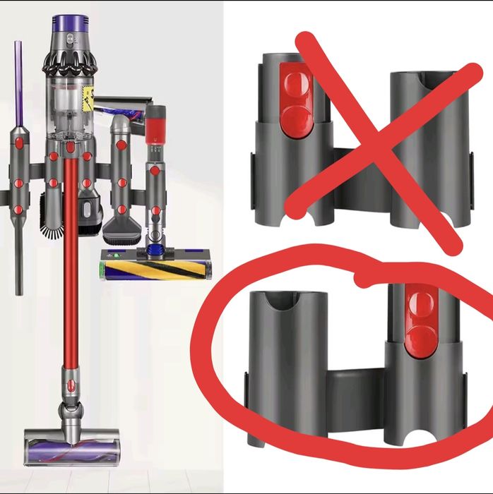 Uchwyt na akcesoria Dyson V7 V8 V9 V10 V11 V12 V15