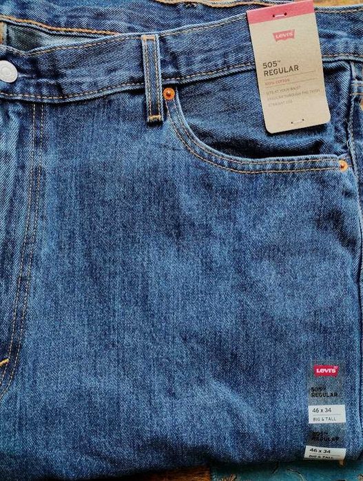 Levis 505™ Regular Fit Men's Jeans джинси  великий 46x34